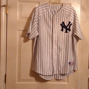 New York baseball jersey authentic size Large